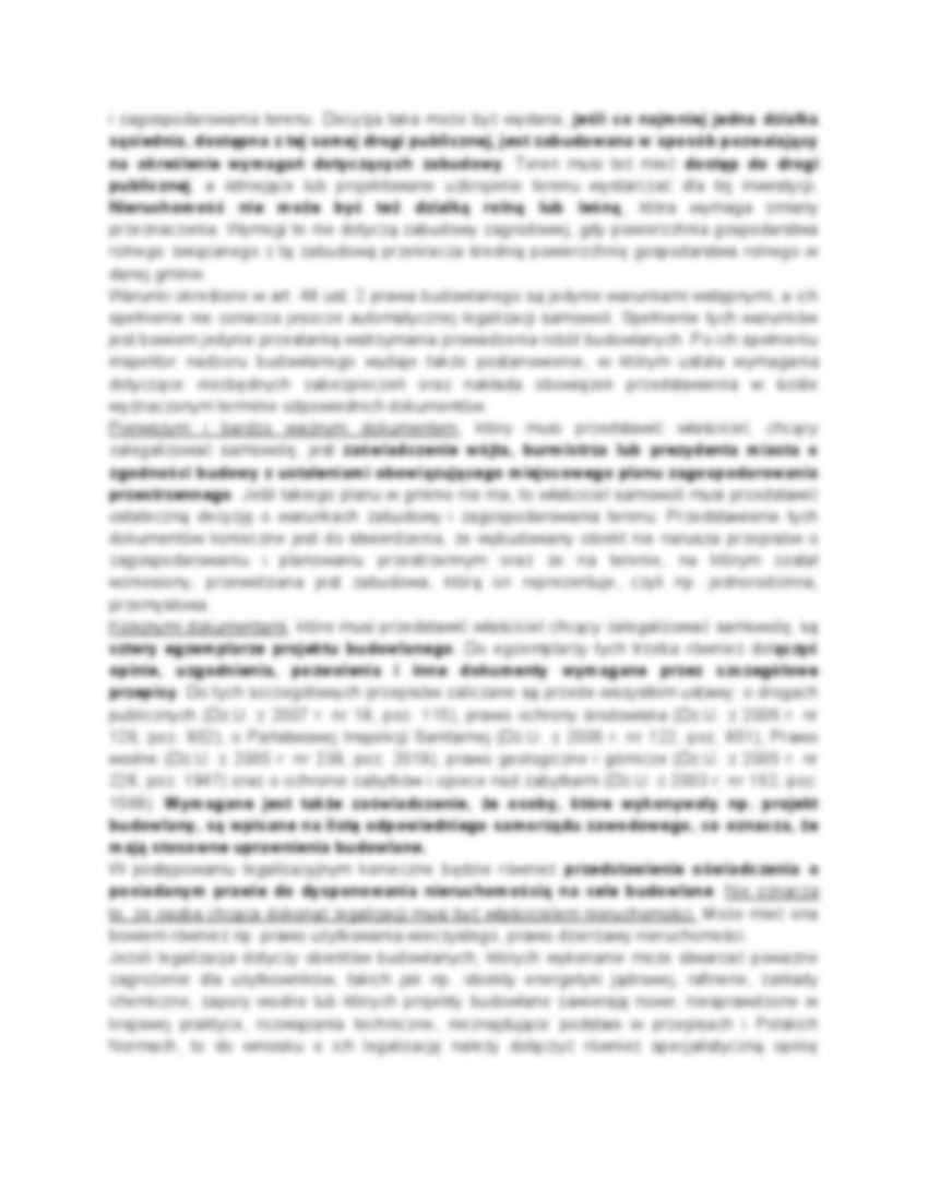 Samowola budowlana - strona 2