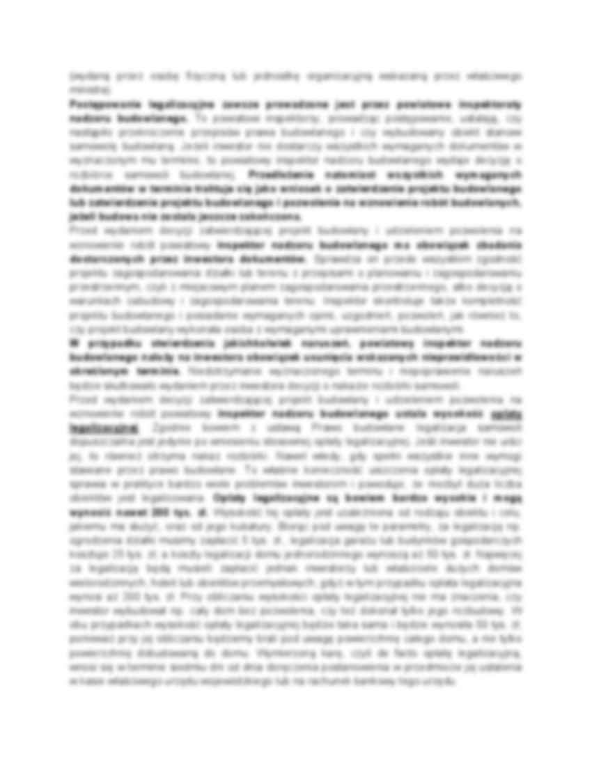 Samowola budowlana - strona 3