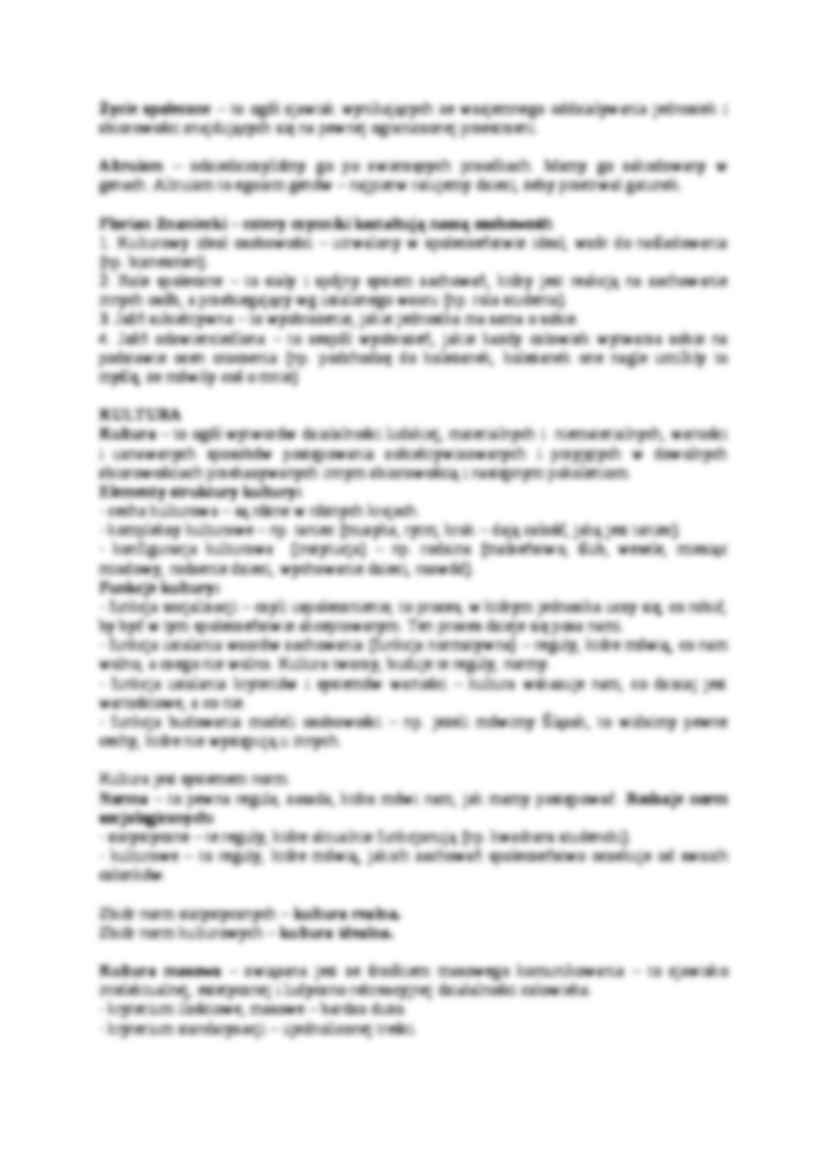 Podstawy socjologii - wykłady - strona 3