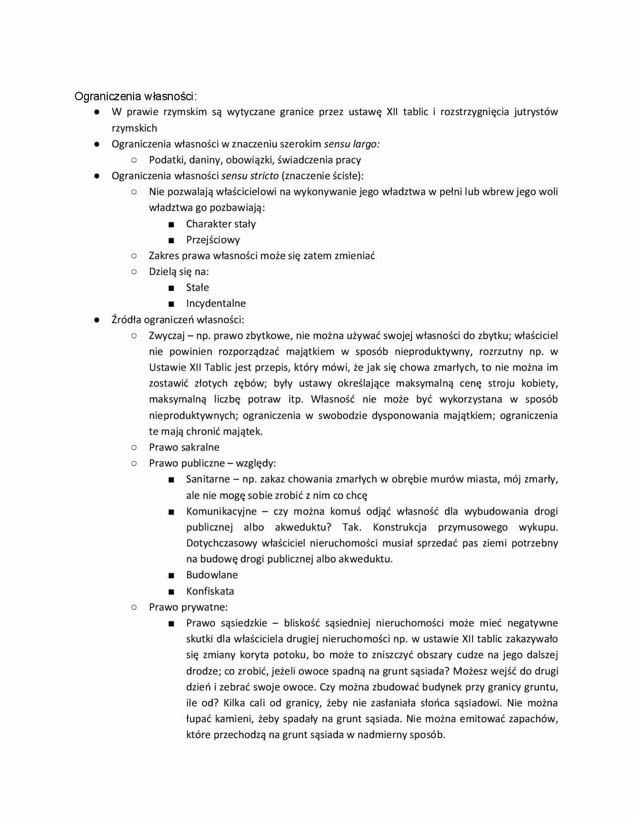 Posiadanie i prawo rzeczowe IV - strona 1