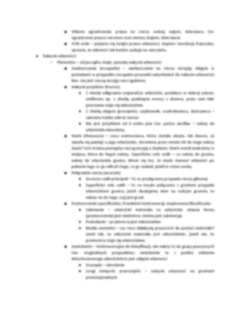 Posiadanie i prawo rzeczowe IV - strona 2