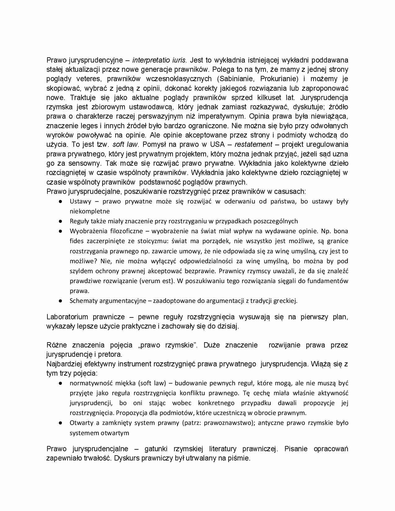 Prawo jurysprudencjalne - strona 1