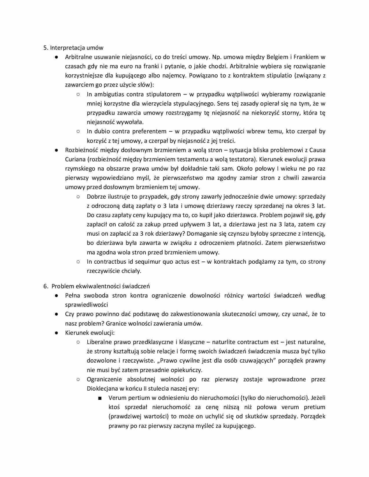 Prawo umów III - strona 1