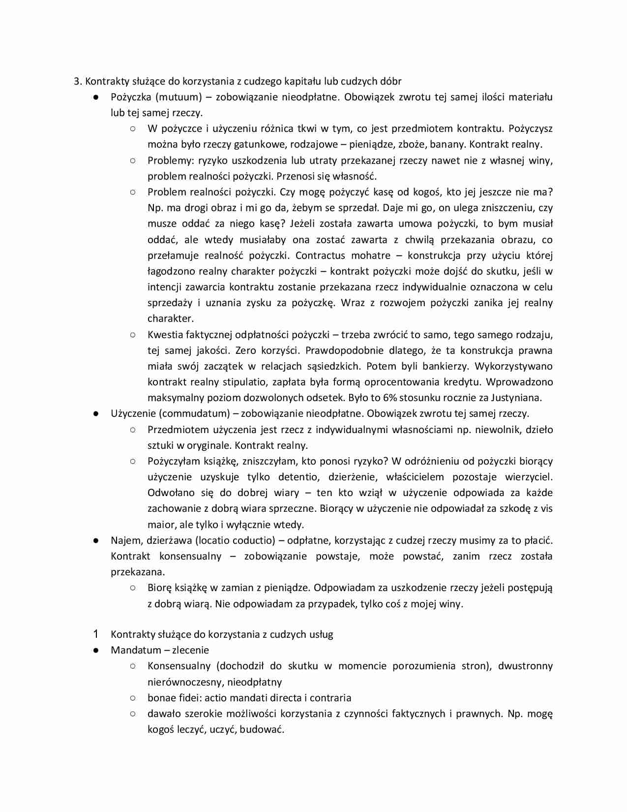 Prawo umów VII - strona 1