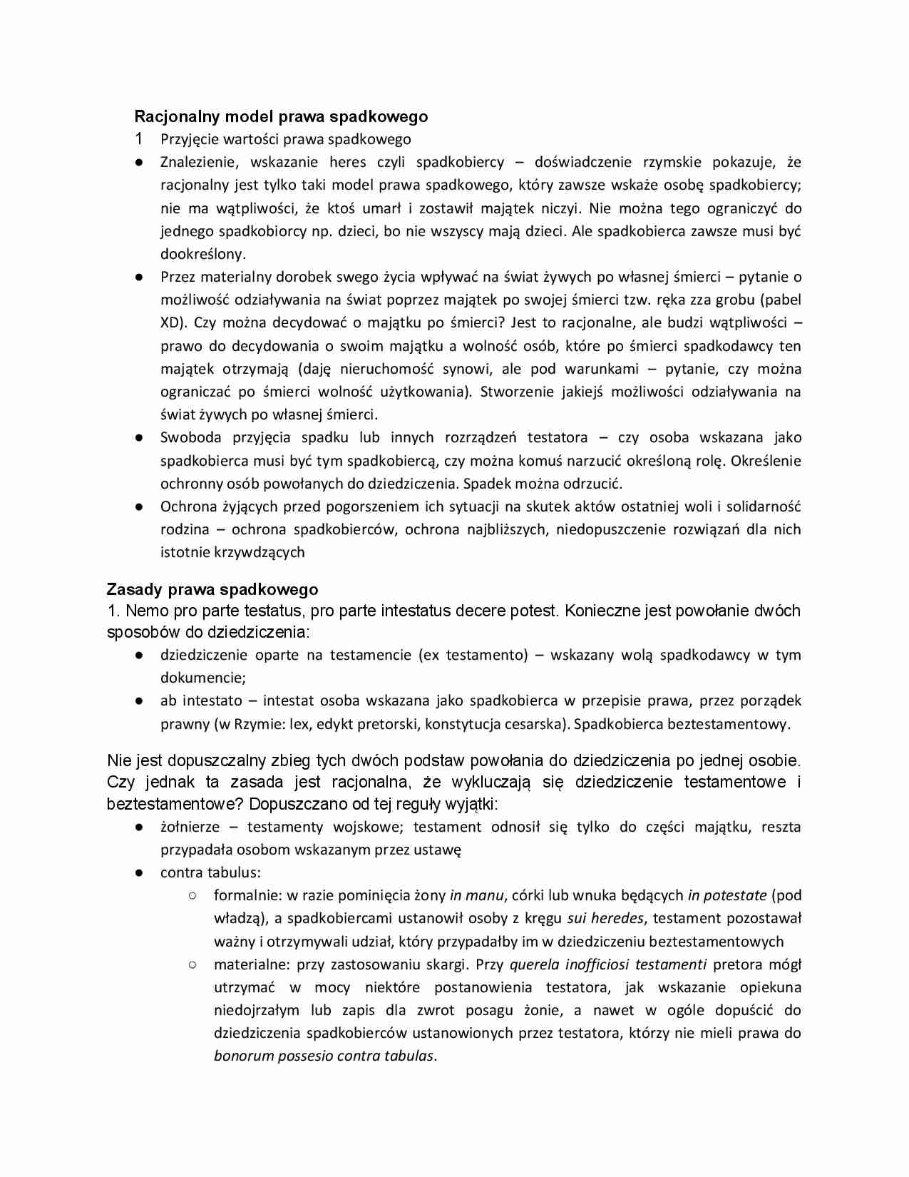 Spadki II - strona 1