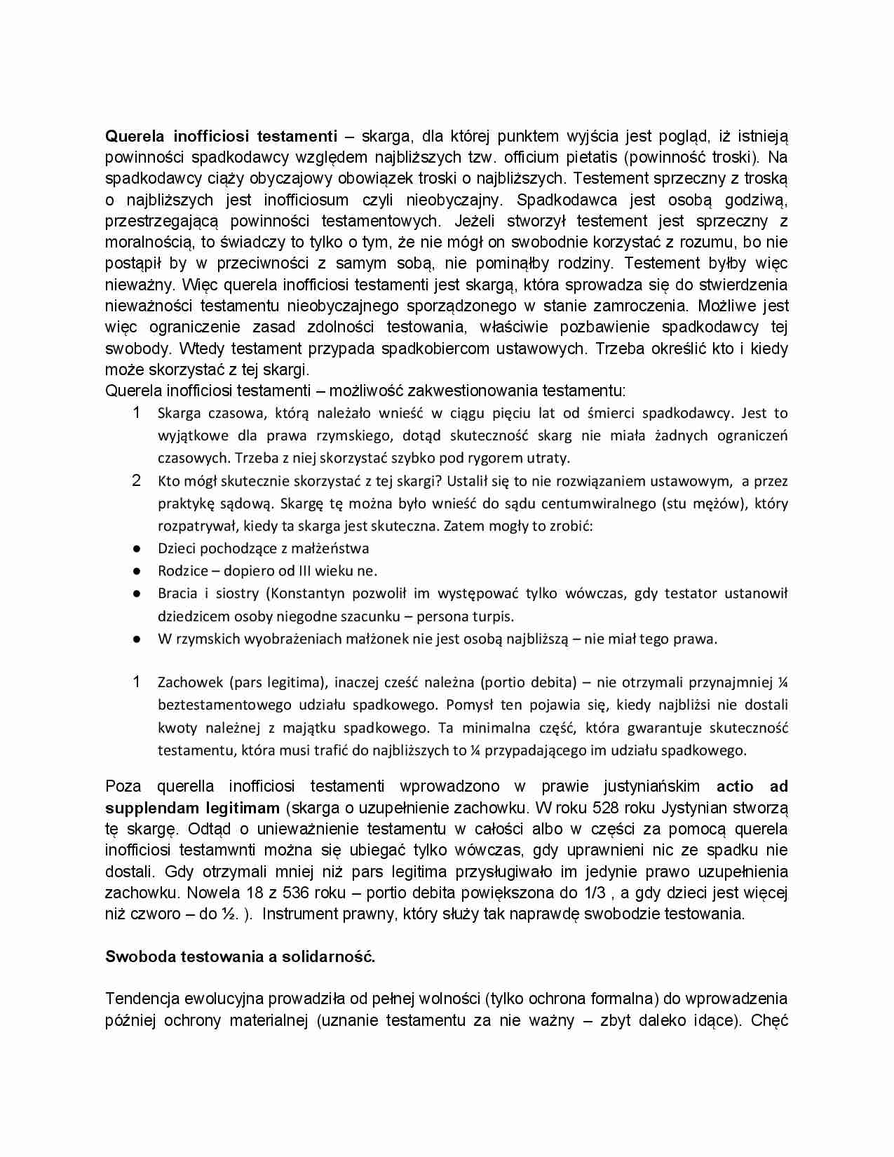 Spadki III - strona 1