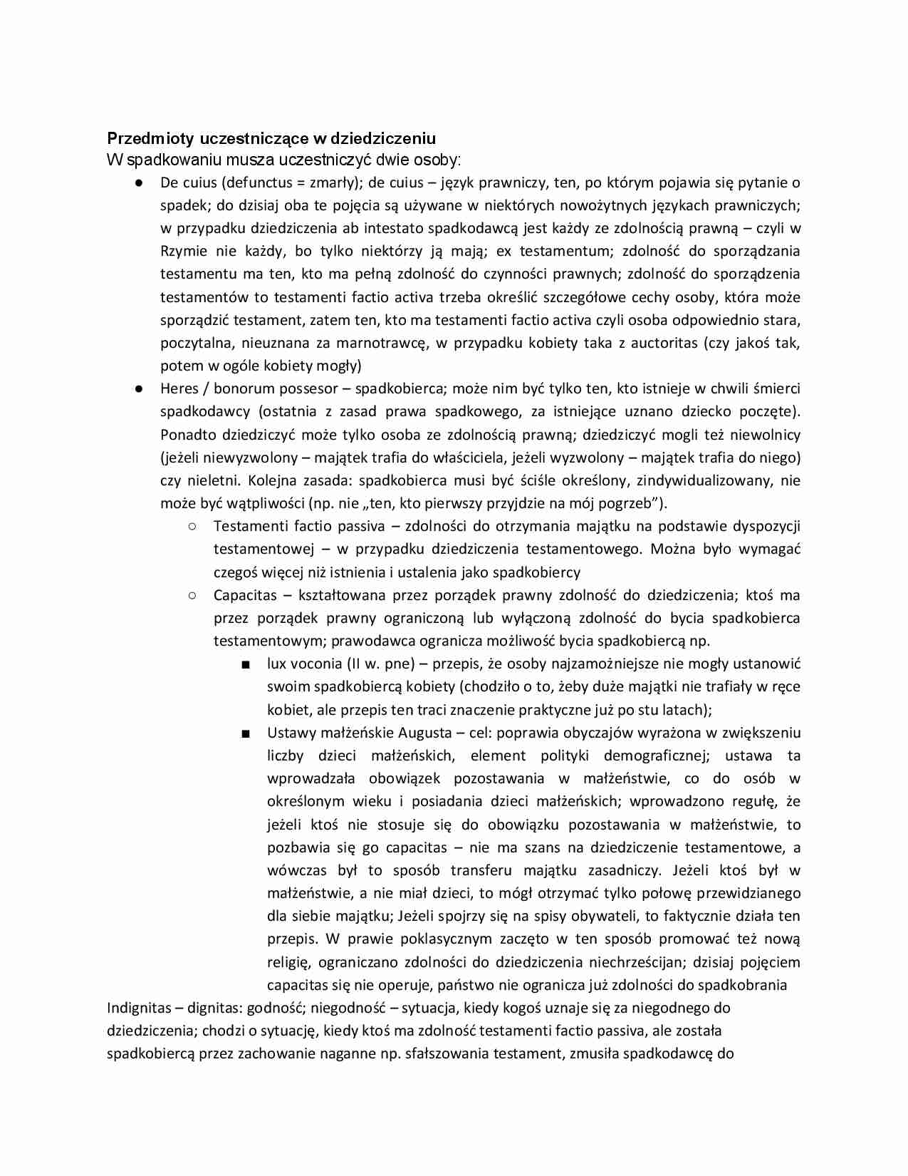 Spadki IV - strona 1