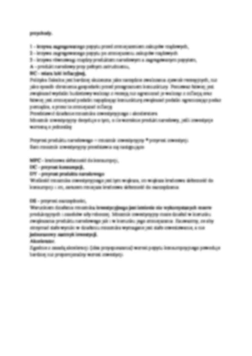 Luka recesyjna i luka inflacyjna a restryktywna i ekspansywna polityka fiskalna - strona 2