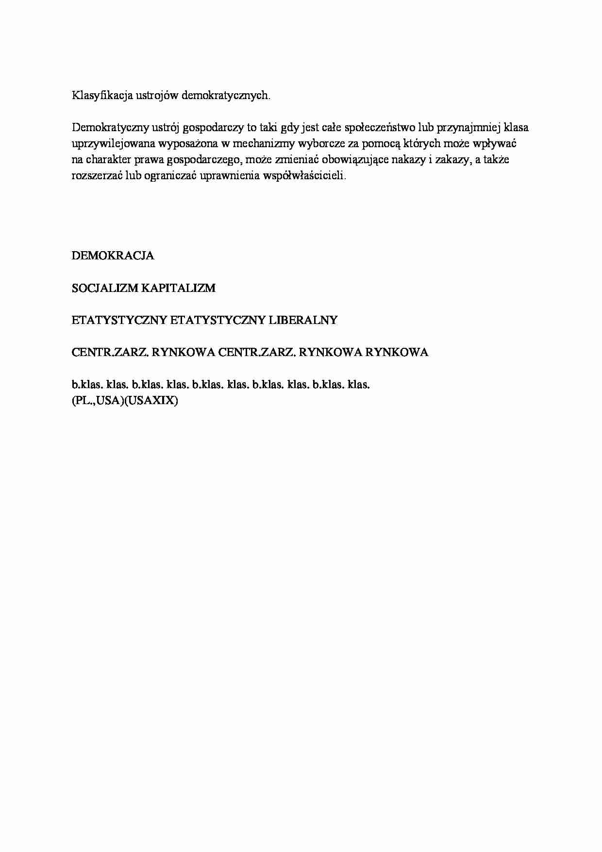Ustrój demokratyczny - strona 1