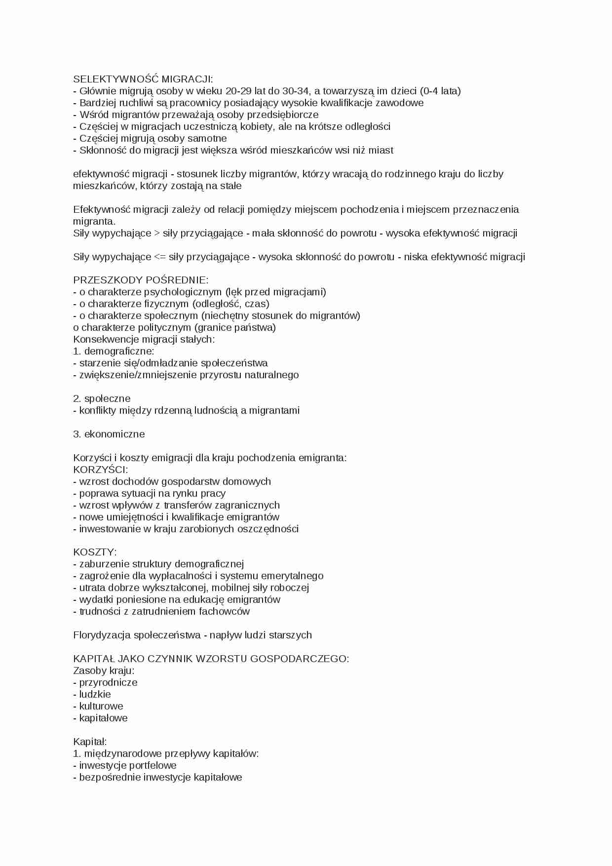 Wykład II z geografii ekonomicznej - strona 1