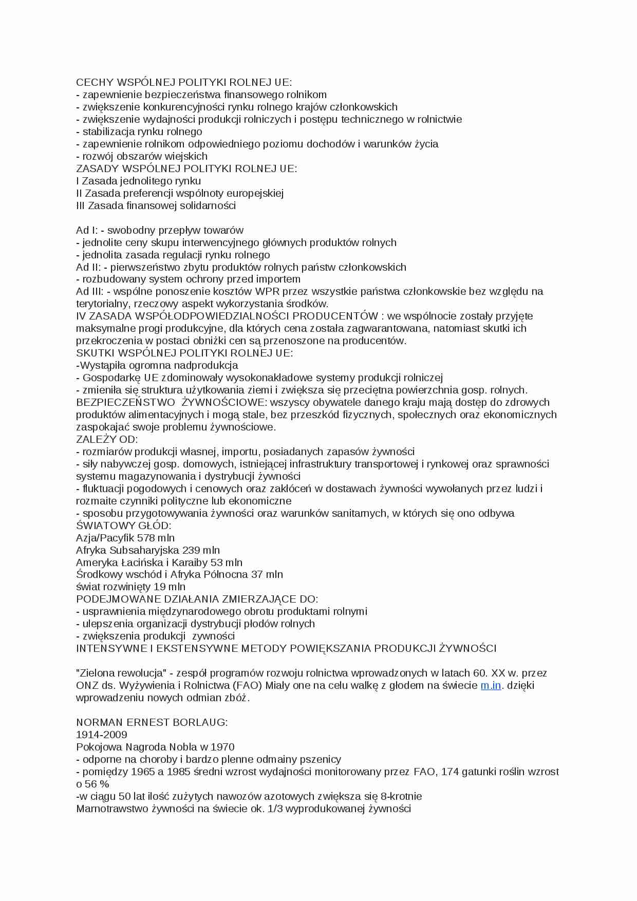 Wykład IV z geografii ekonomicznej - strona 1