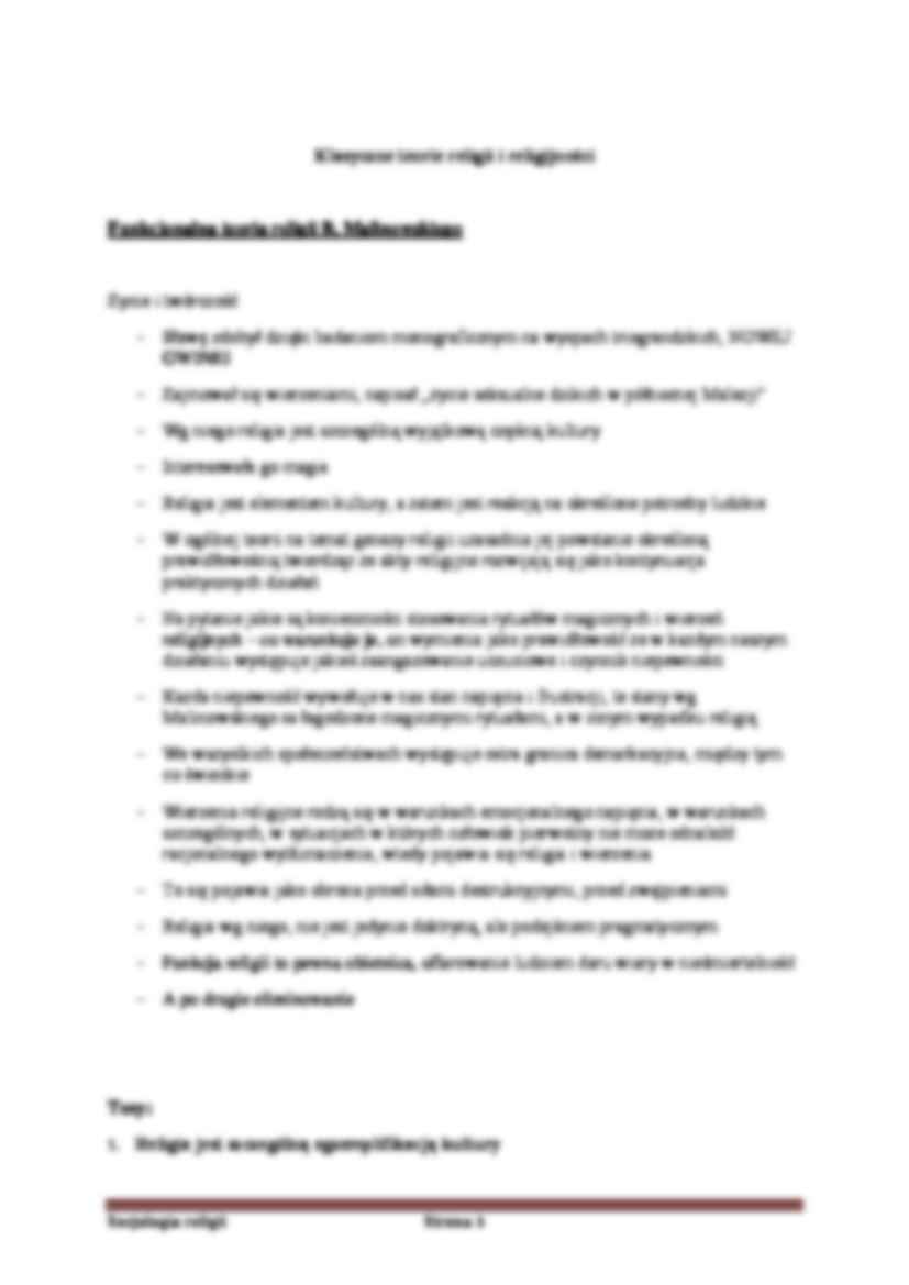 Skrypt z socjologii religii - strona 3