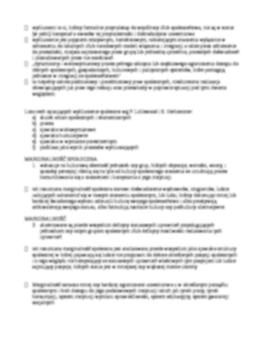 Dynamika rozwoju współczesngo społeczeństwa plskiego - notatki z wykładu 8 - strona 2