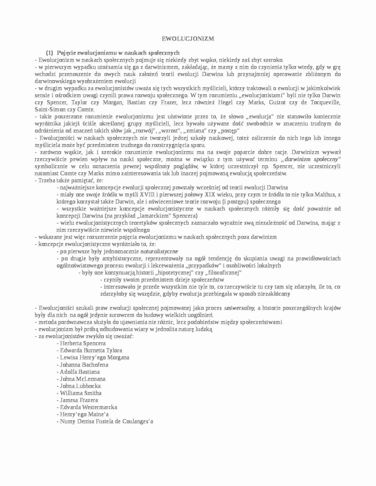 Ewolucjonizm - strona 1