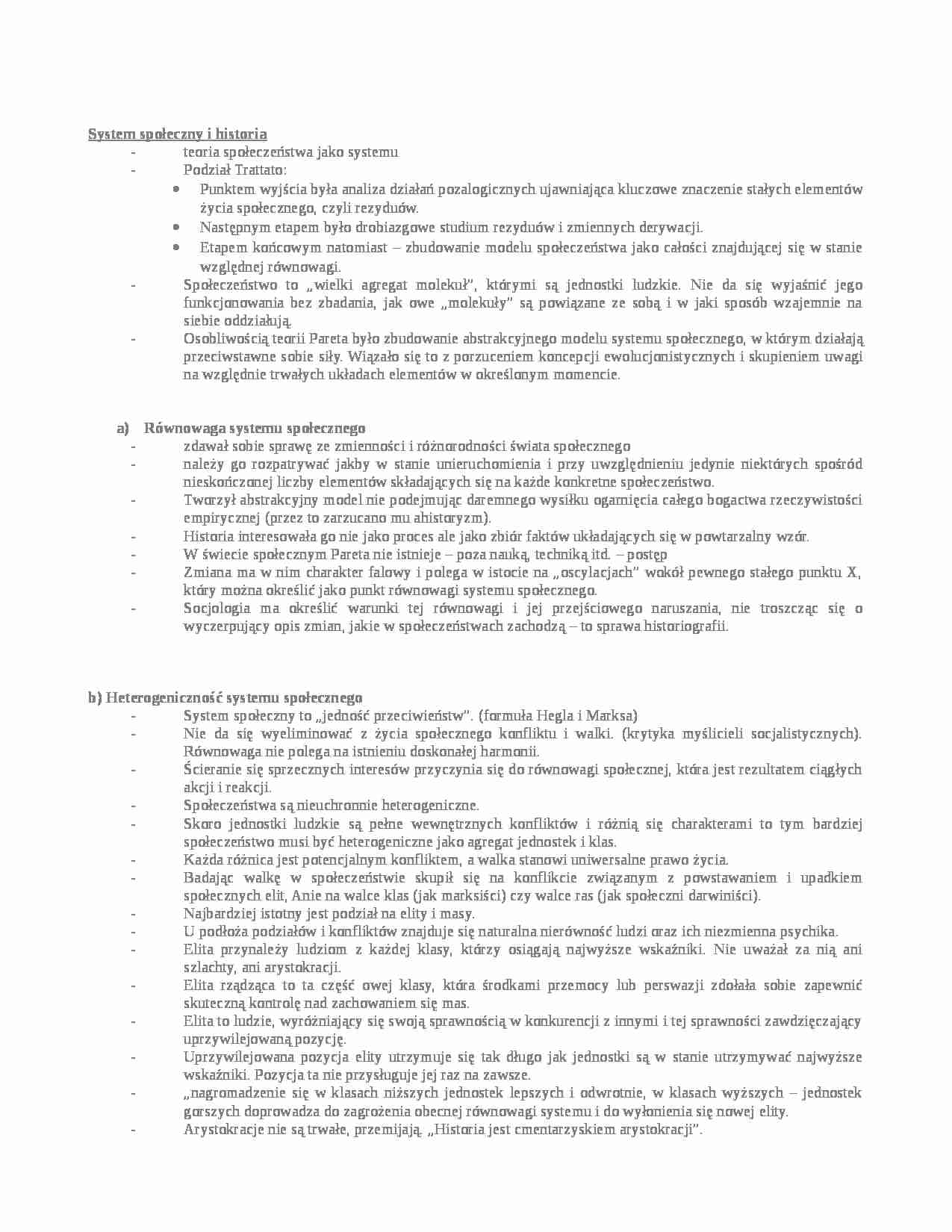 System społeczny i historia - strona 1