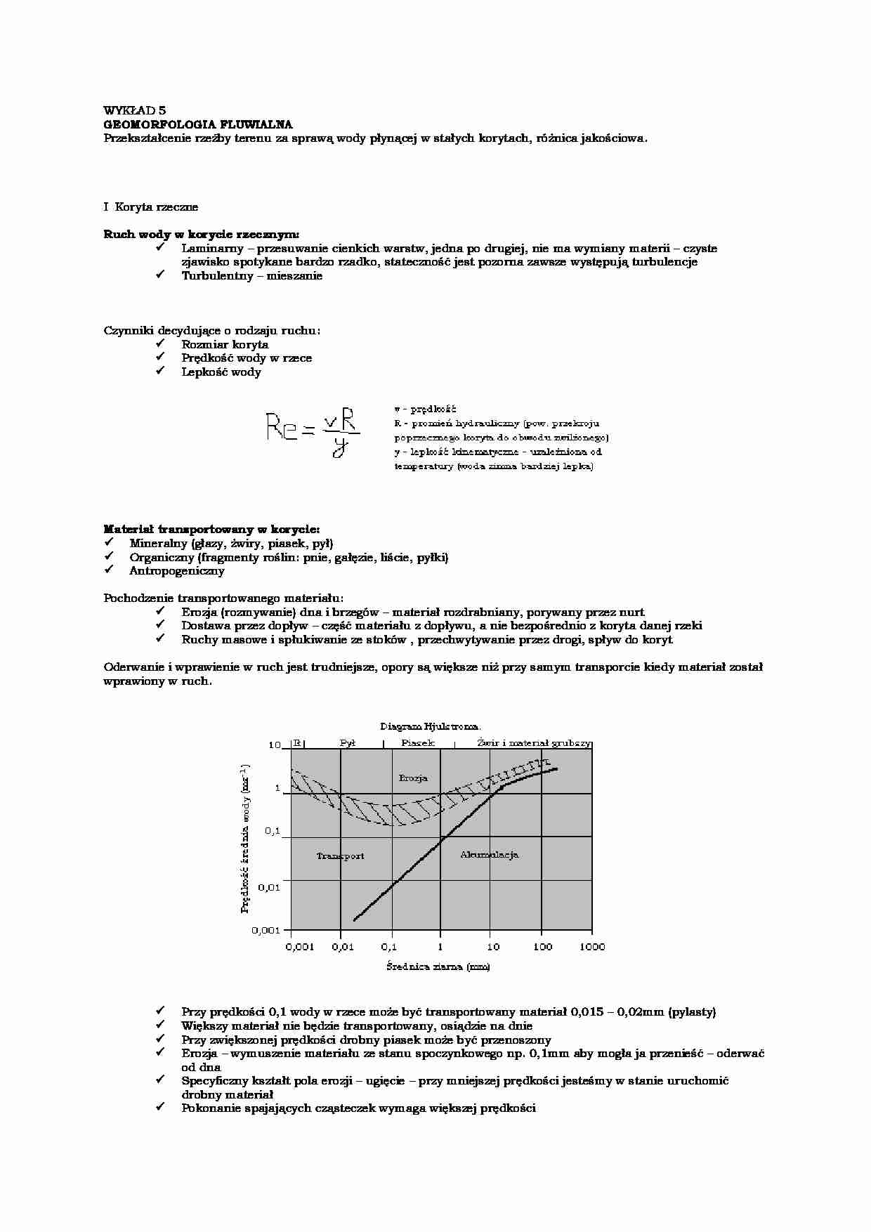 Geomorfologia fluwialna - strona 1