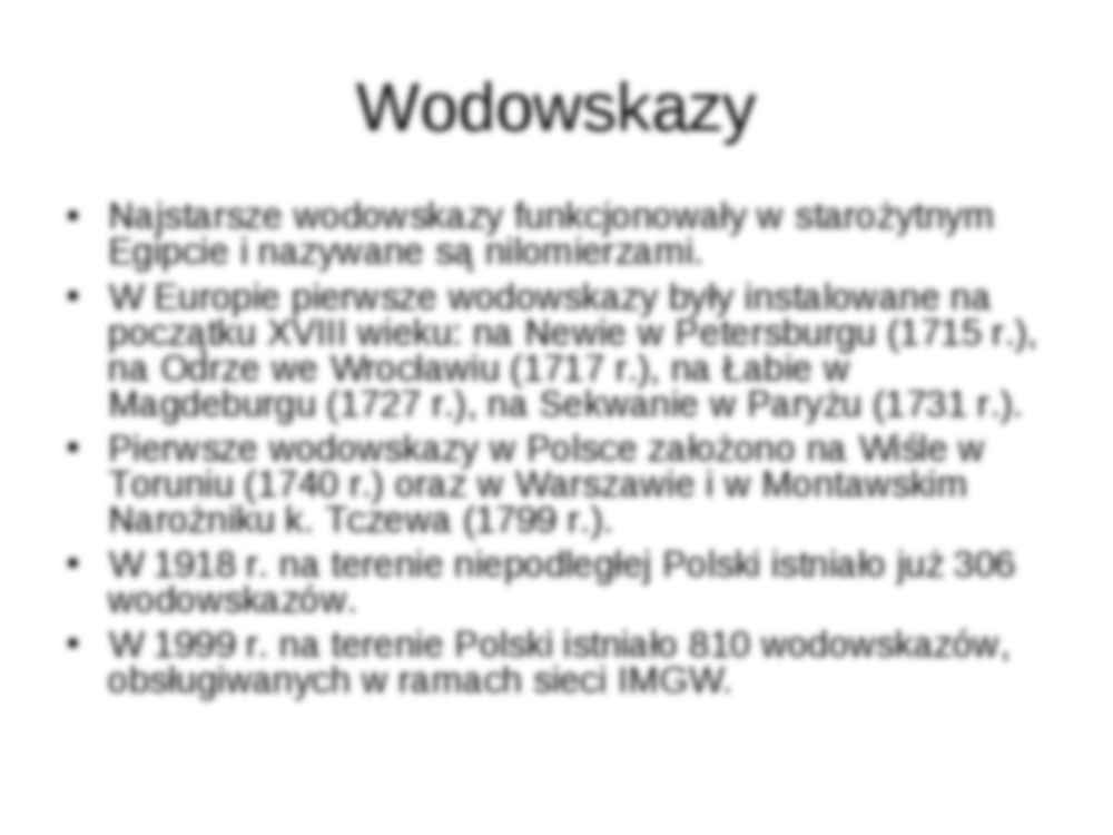 Hydrologia - wykład 4: Wody powierzchniowe - stany wody - strona 3