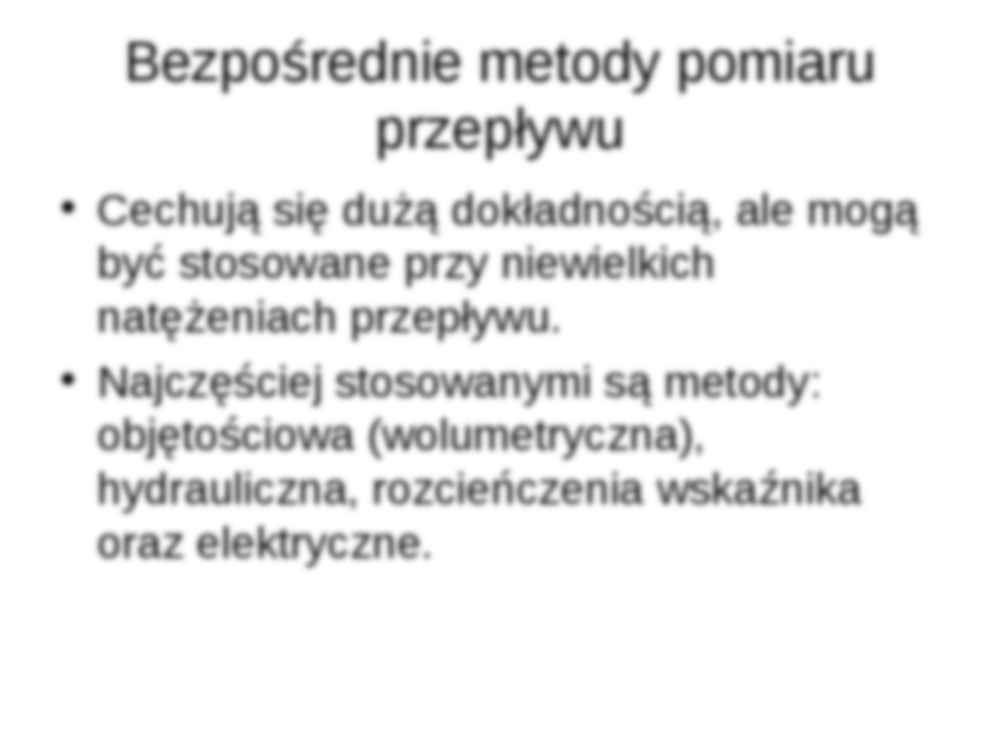 Hydrologia - wykład 6: Wody powierzchniowe: przepływy - strona 3