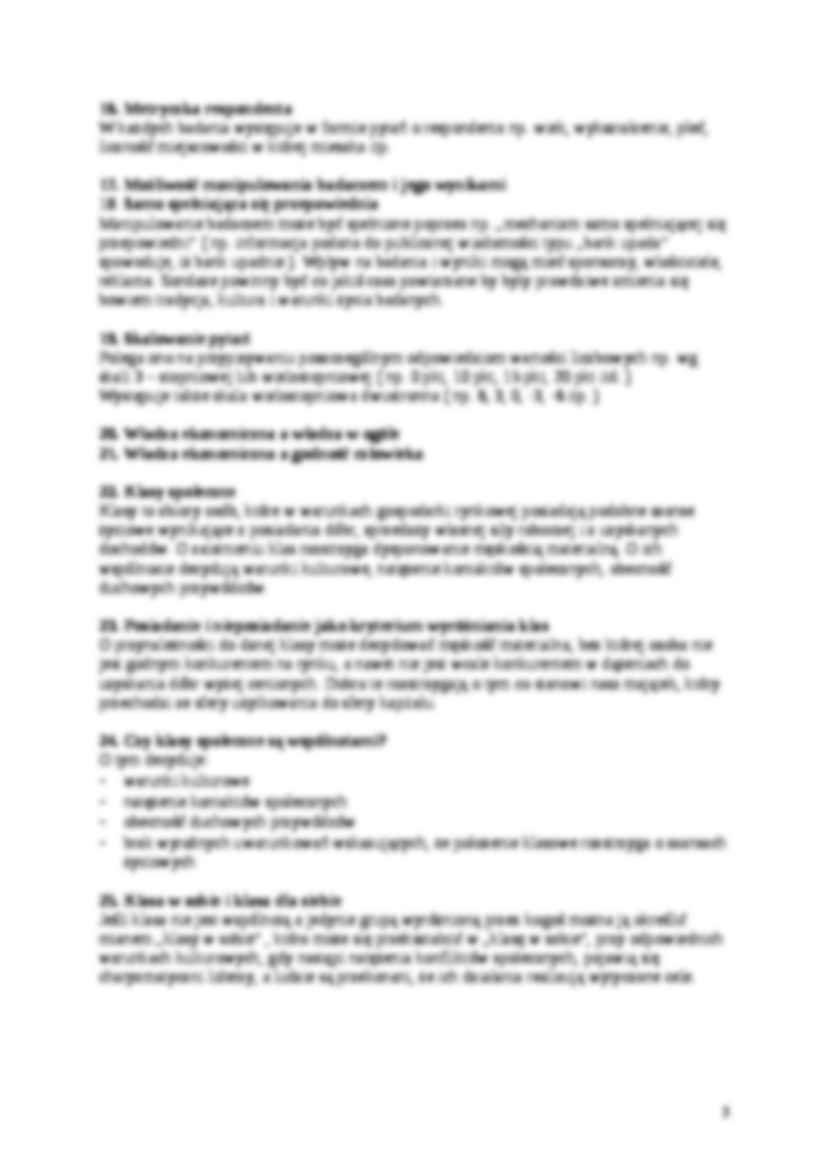 Socjologia - zagadnienia - strona 3