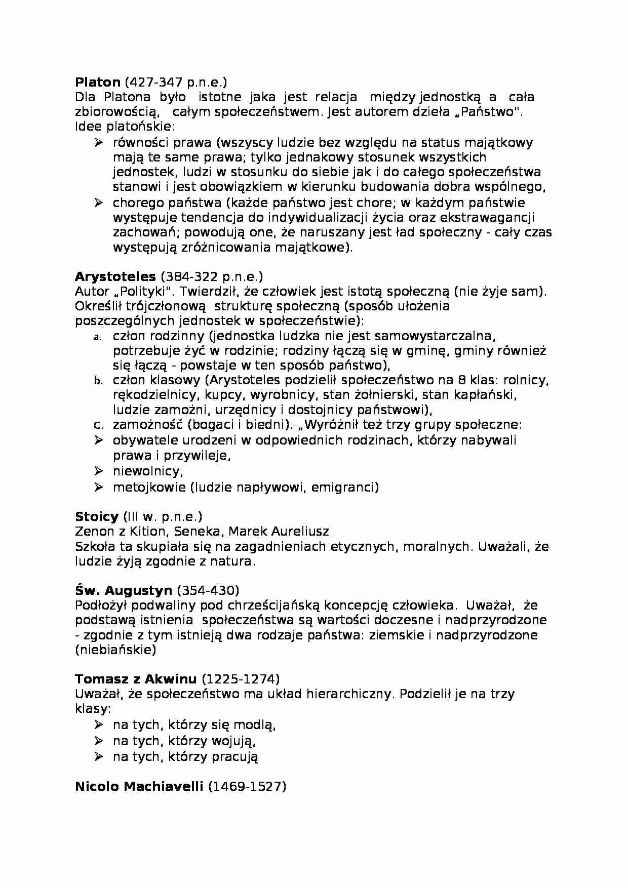 Główne kierunki i orientacje socjologiczne - strona 1