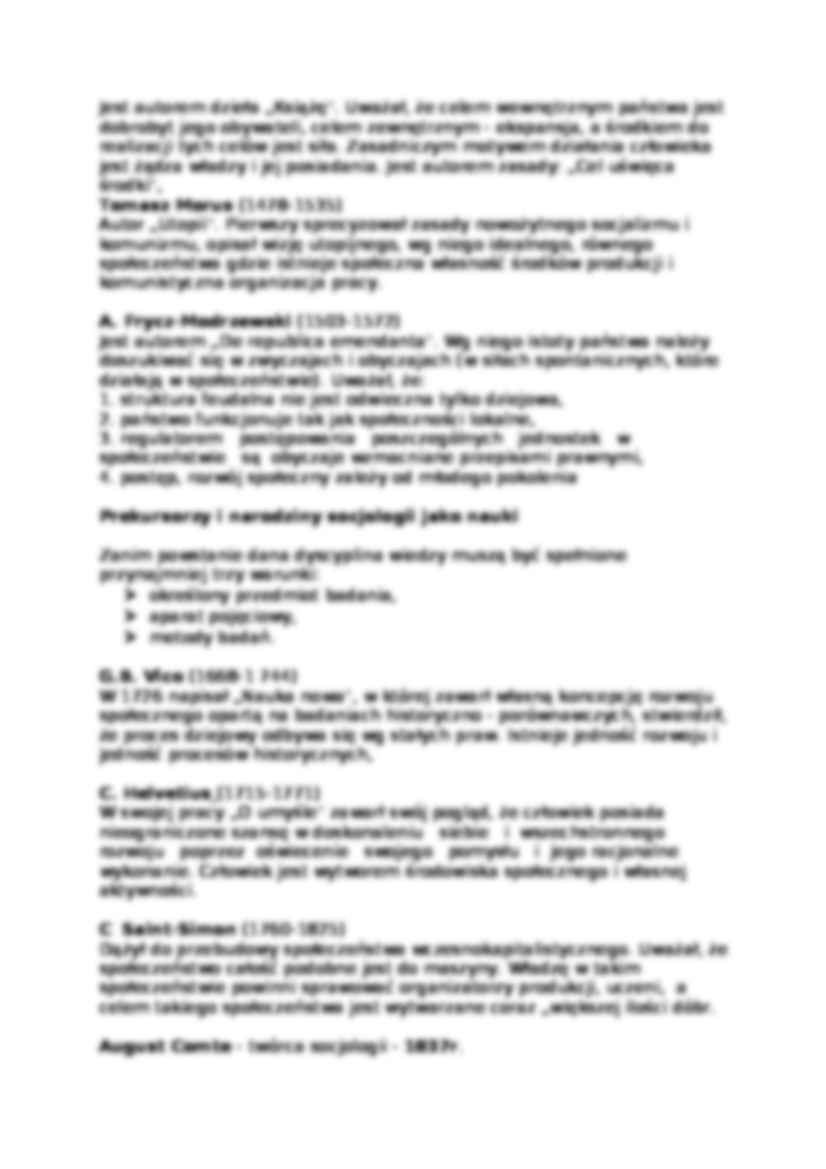 Główne kierunki i orientacje socjologiczne - strona 2