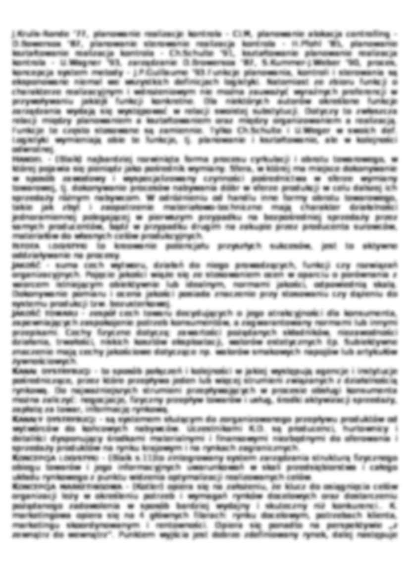 Definicje z zarządzania 1 - strona 2