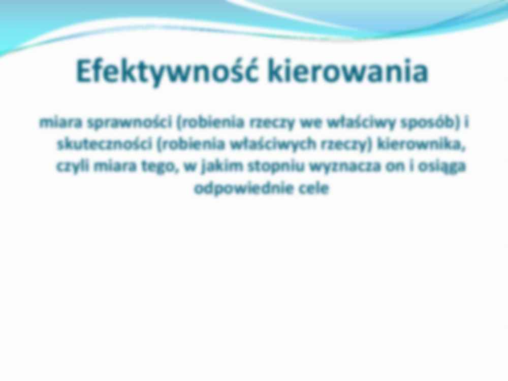 Efektywność stylów kierowania - strona 2