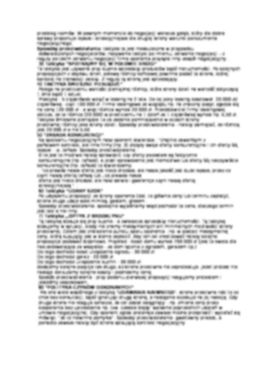 Negocjacje w biznesie - Manipulacja - strona 3