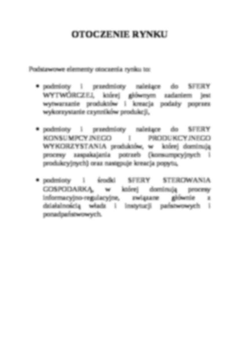 Rynek - otoczenie, klasyfikacja - strona 3