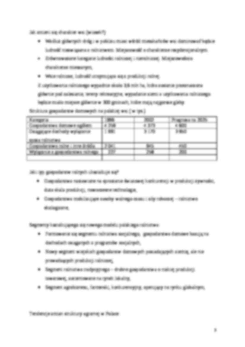 Socjologia wsi - wykład 8 - strona 3