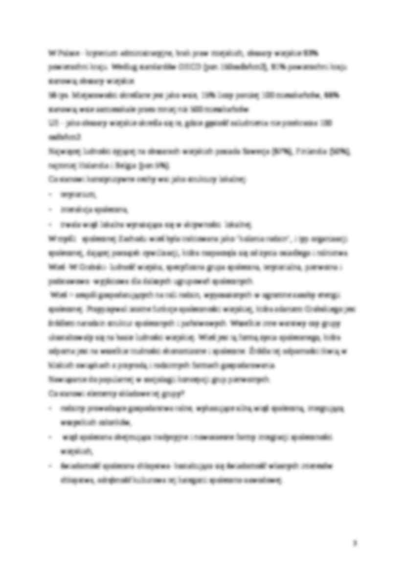 Socjologia wsi - wykład 3 - strona 3