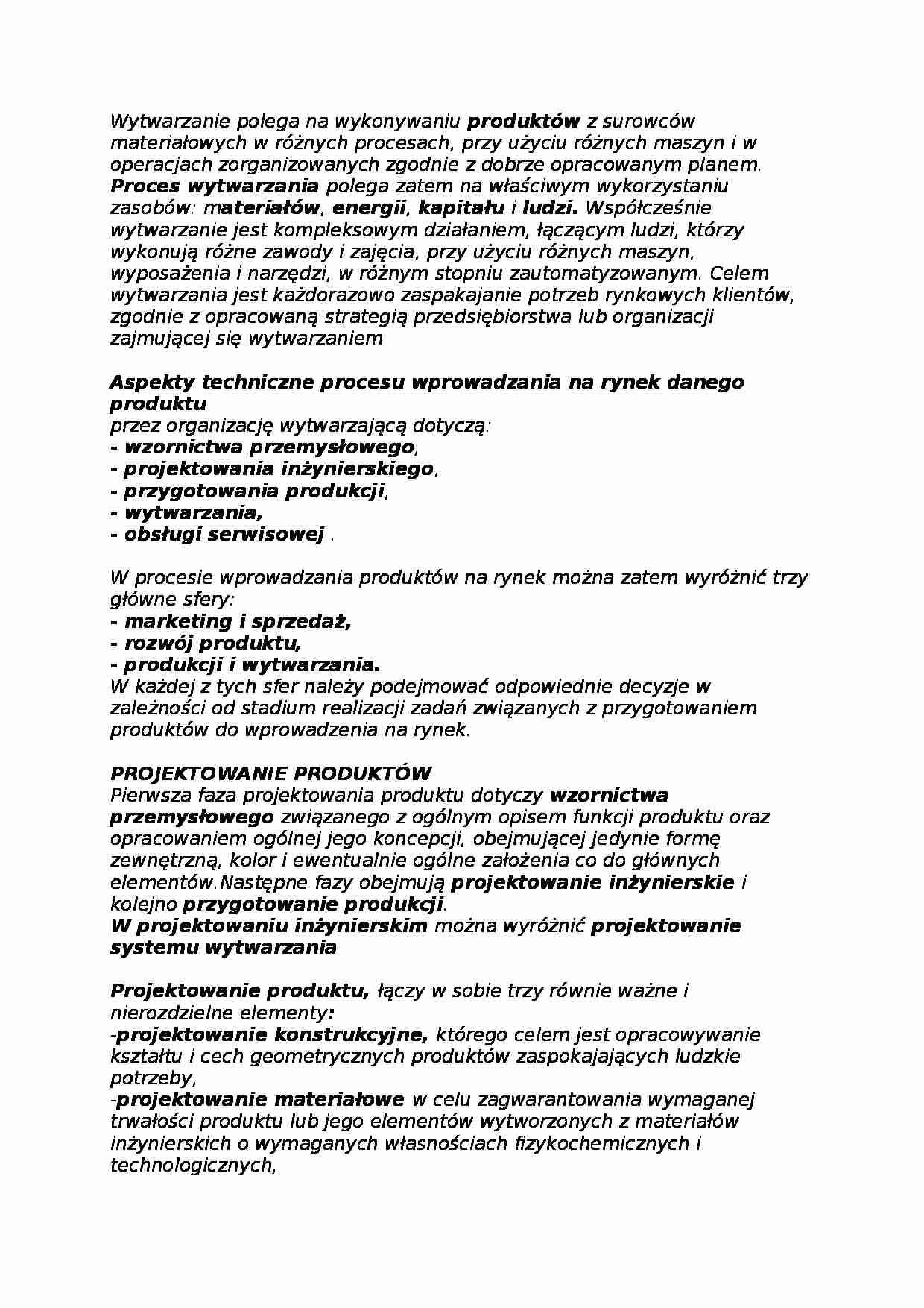 Materiałoznastwo - wykład 3 - strona 1