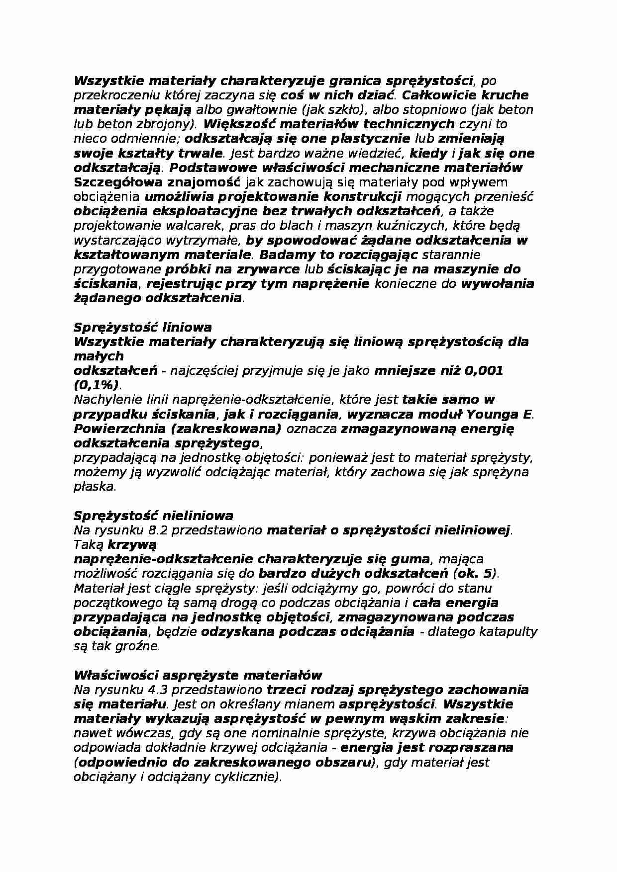 Materiałoznastwo - wykład 6 - strona 1