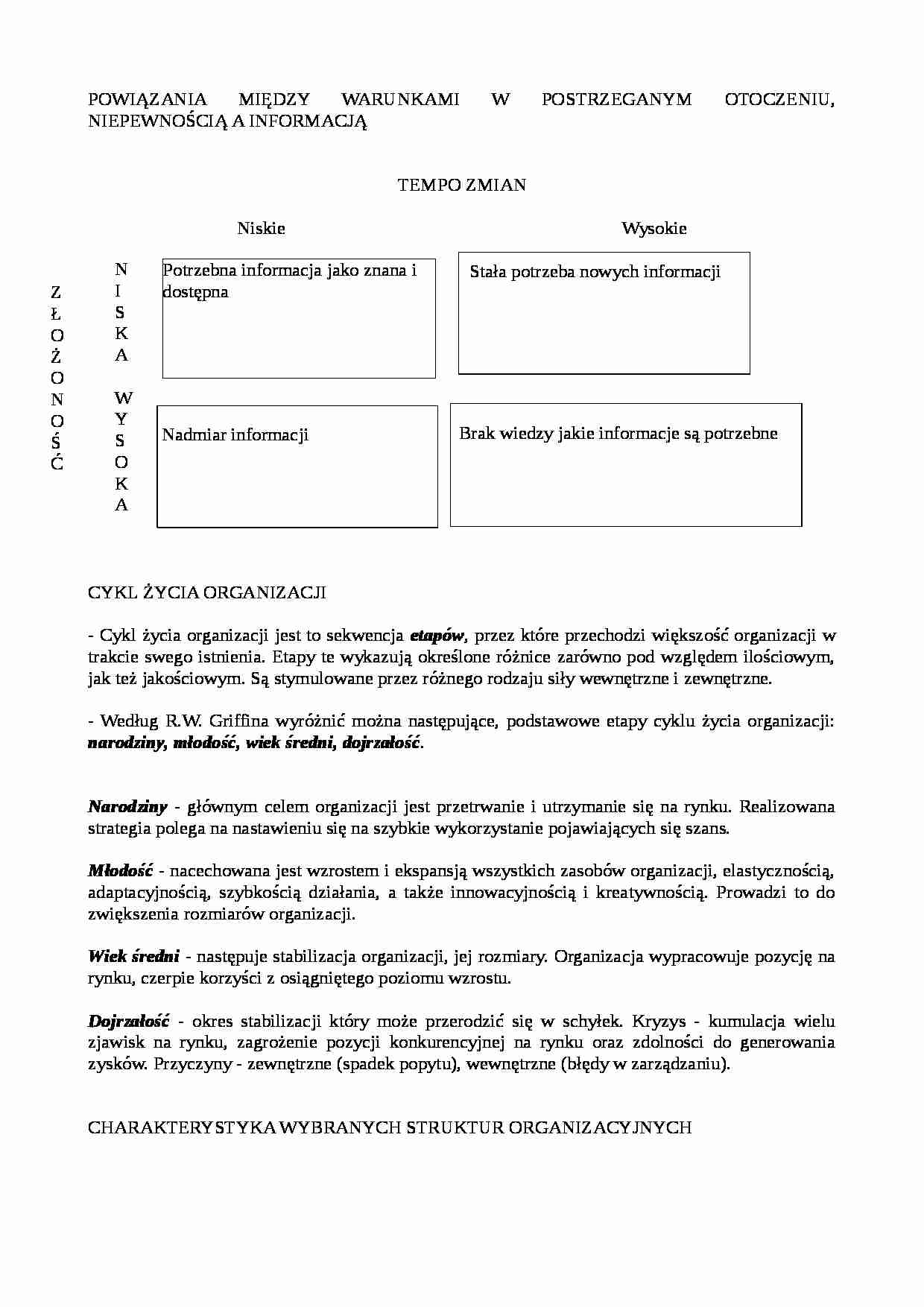 Zarządzanie - wykład 5 - strona 1