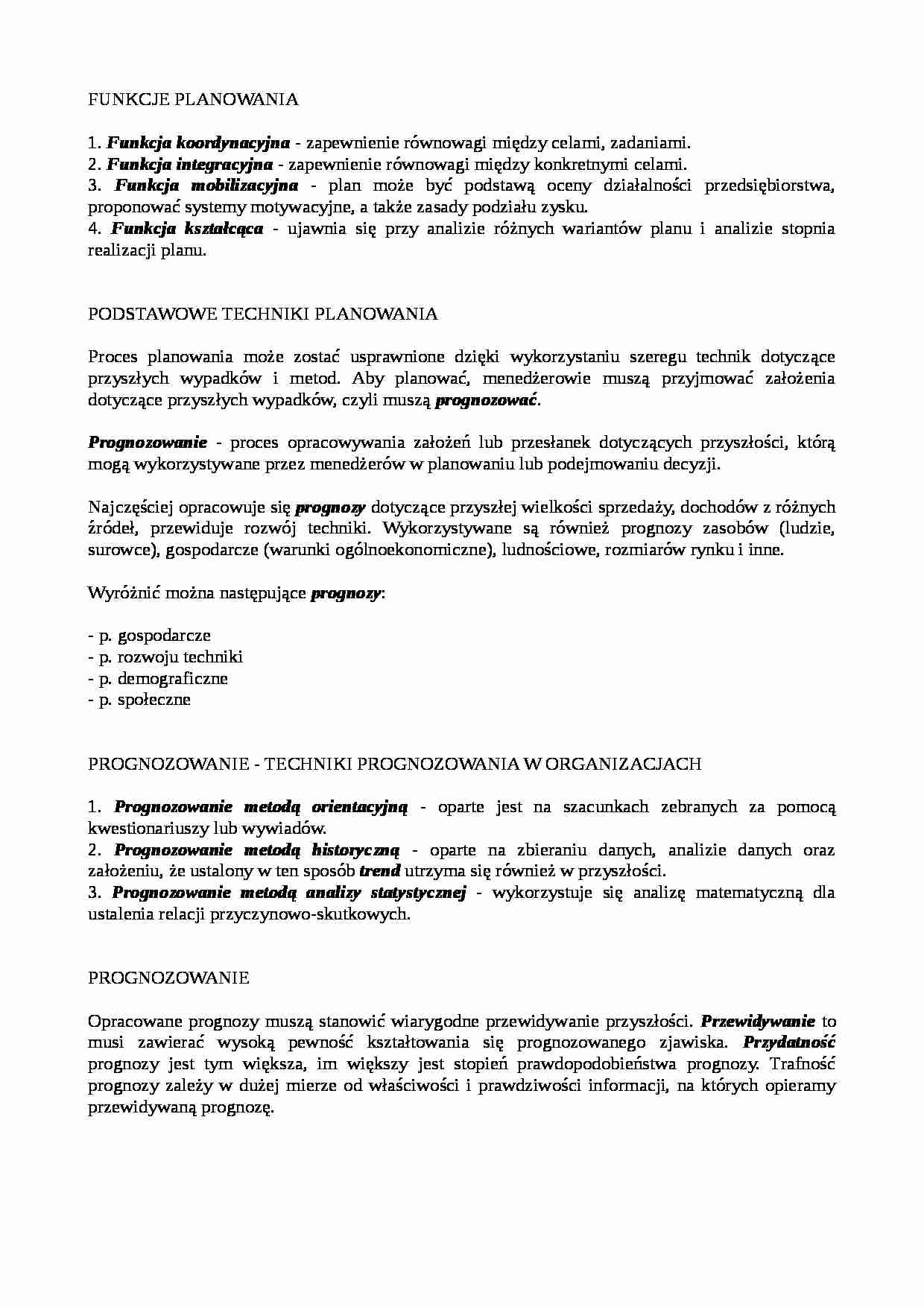 Zarządzanie - wykład 10 - strona 1