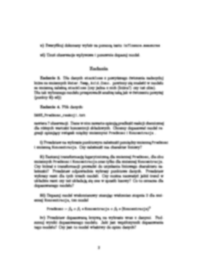 Analiza danych statystycznych - ćwiczenia 2 - strona 2