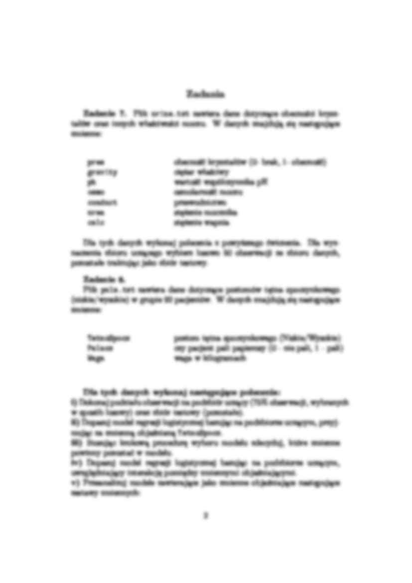 Analiza danych statystycznych - ćwiczenia 4 - strona 2