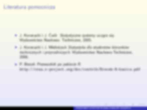 Analiza danych statystycznych - wykład 1 - strona 2