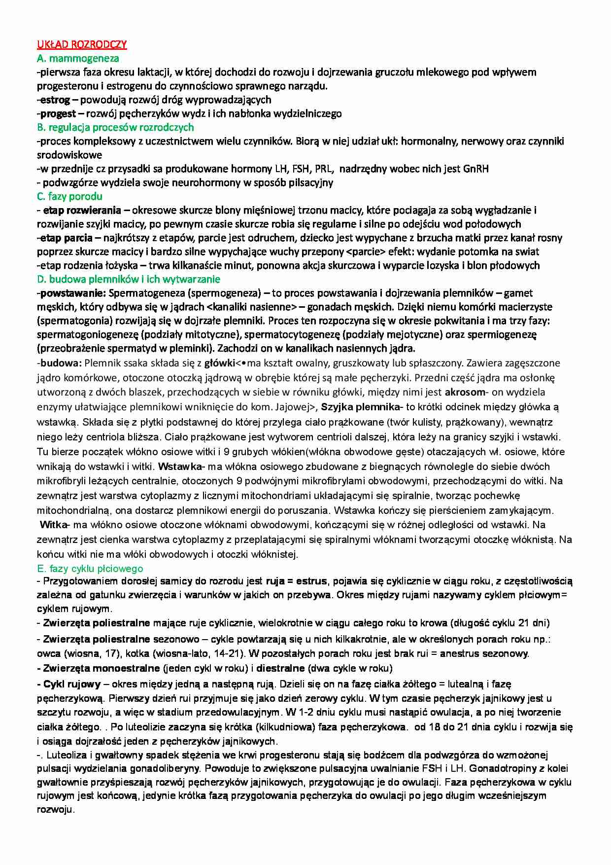 Układ rozrodczy - strona 1