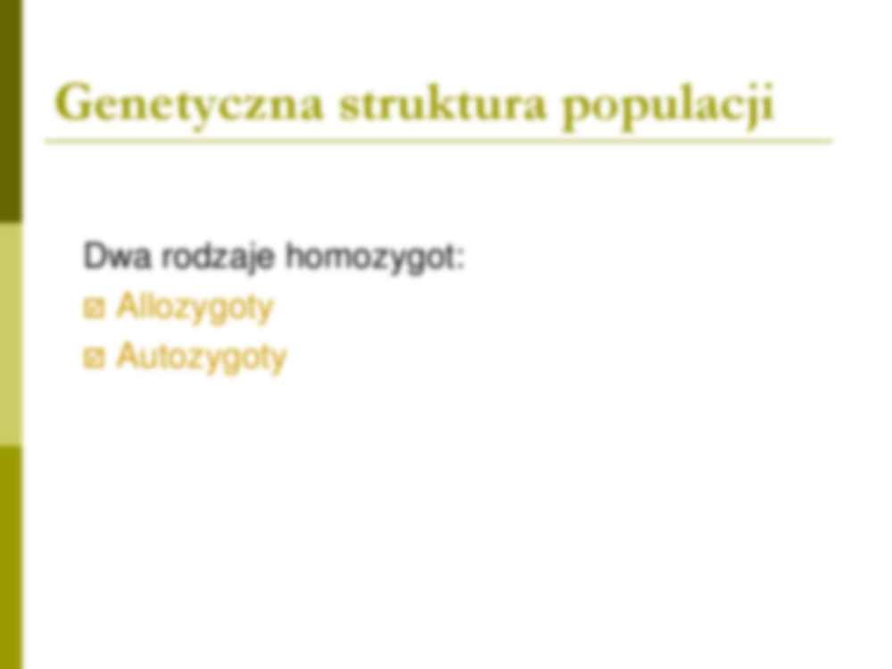 Genetyka populacji - wykład 6: kojarzenia w pokrewieństwie - strona 3