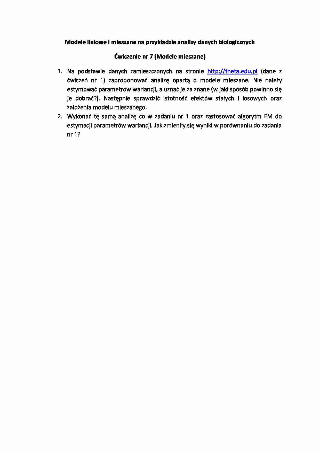 Modele liniowe i mieszane - ćwiczenie 5 - strona 1