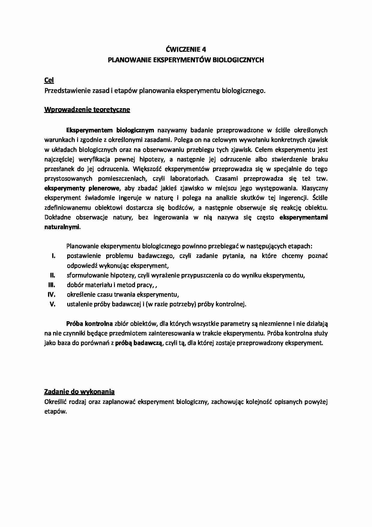 Wprowadzenie do statystyki - ćwiczenie 4 - strona 1