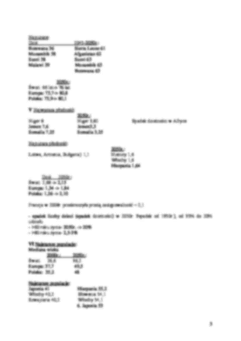 Prognozy demograficzne - strona 3