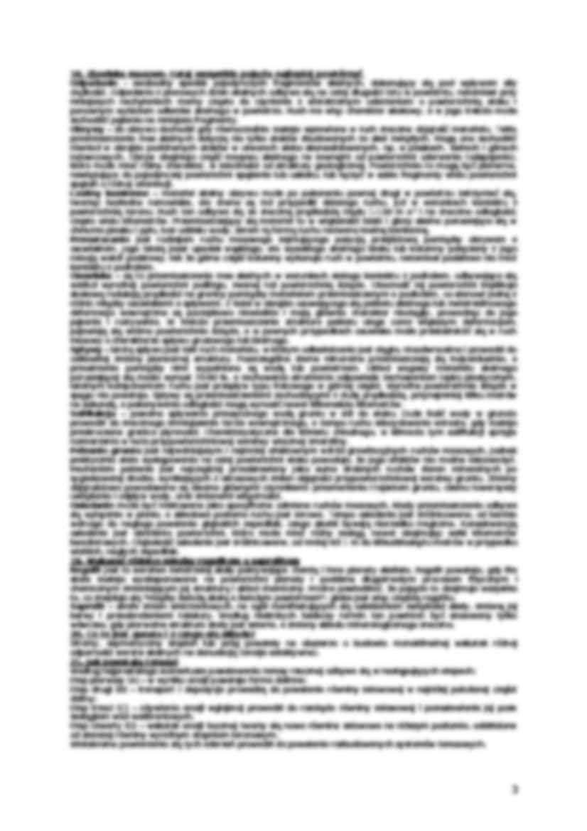 Egzamin Geomorfologia - strona 3