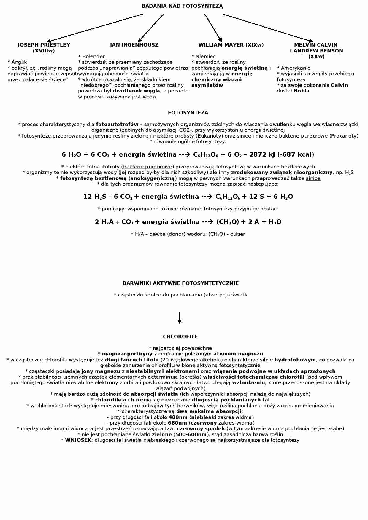 Fotosynteza w biologii - strona 1