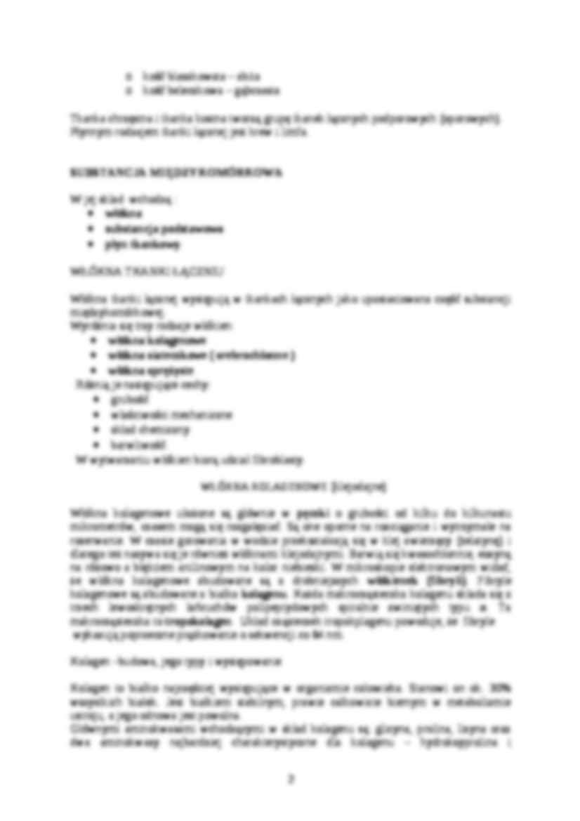 Histologia - tkanka łączna - strona 2