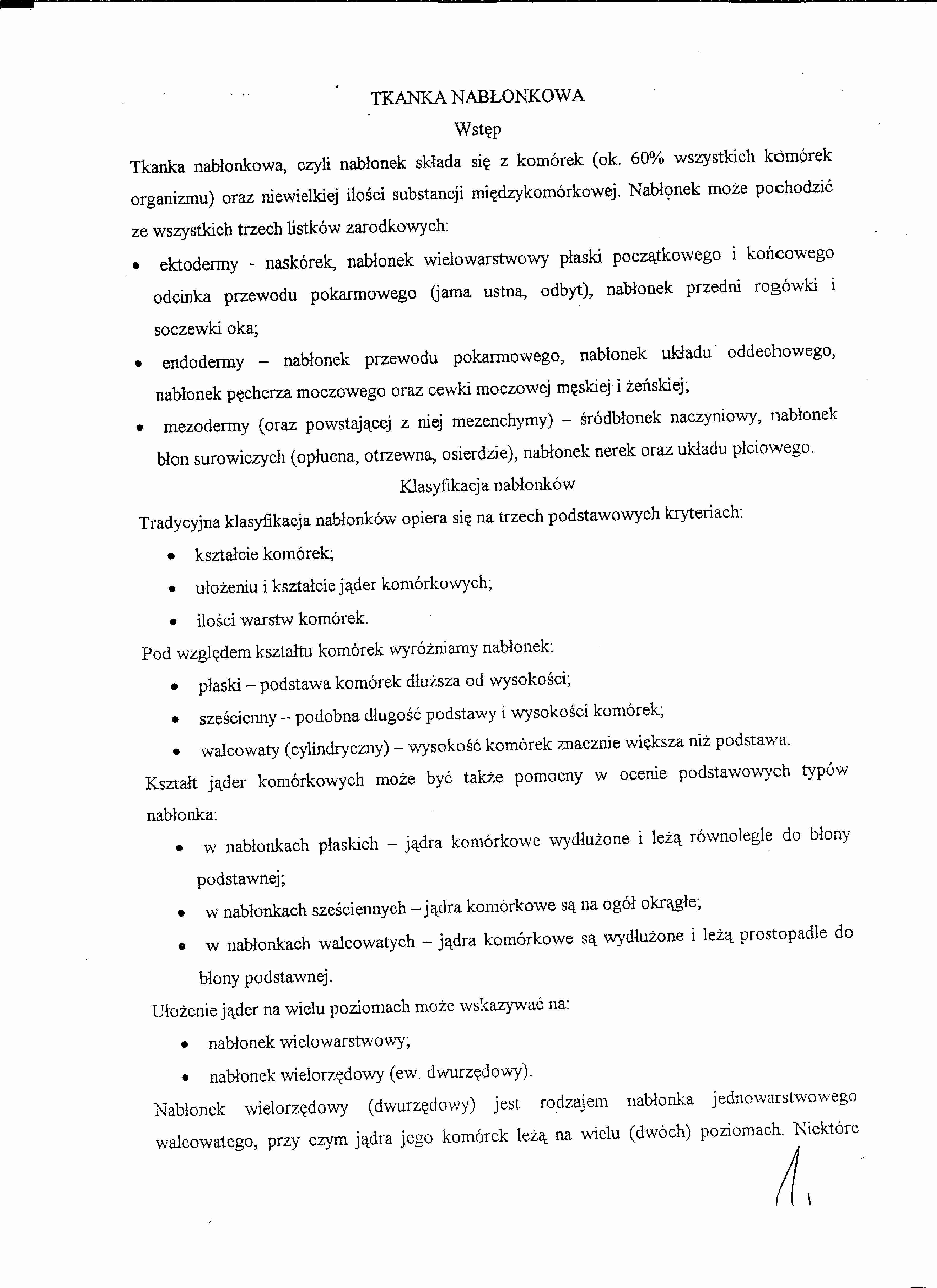 Tkanka nablonkowa - strona 1