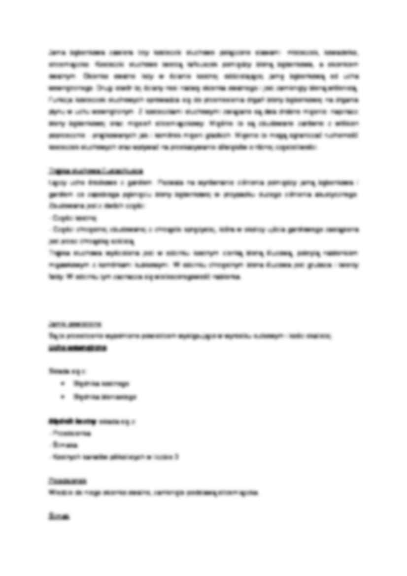 Narząd słuchu i równowagi - strona 2