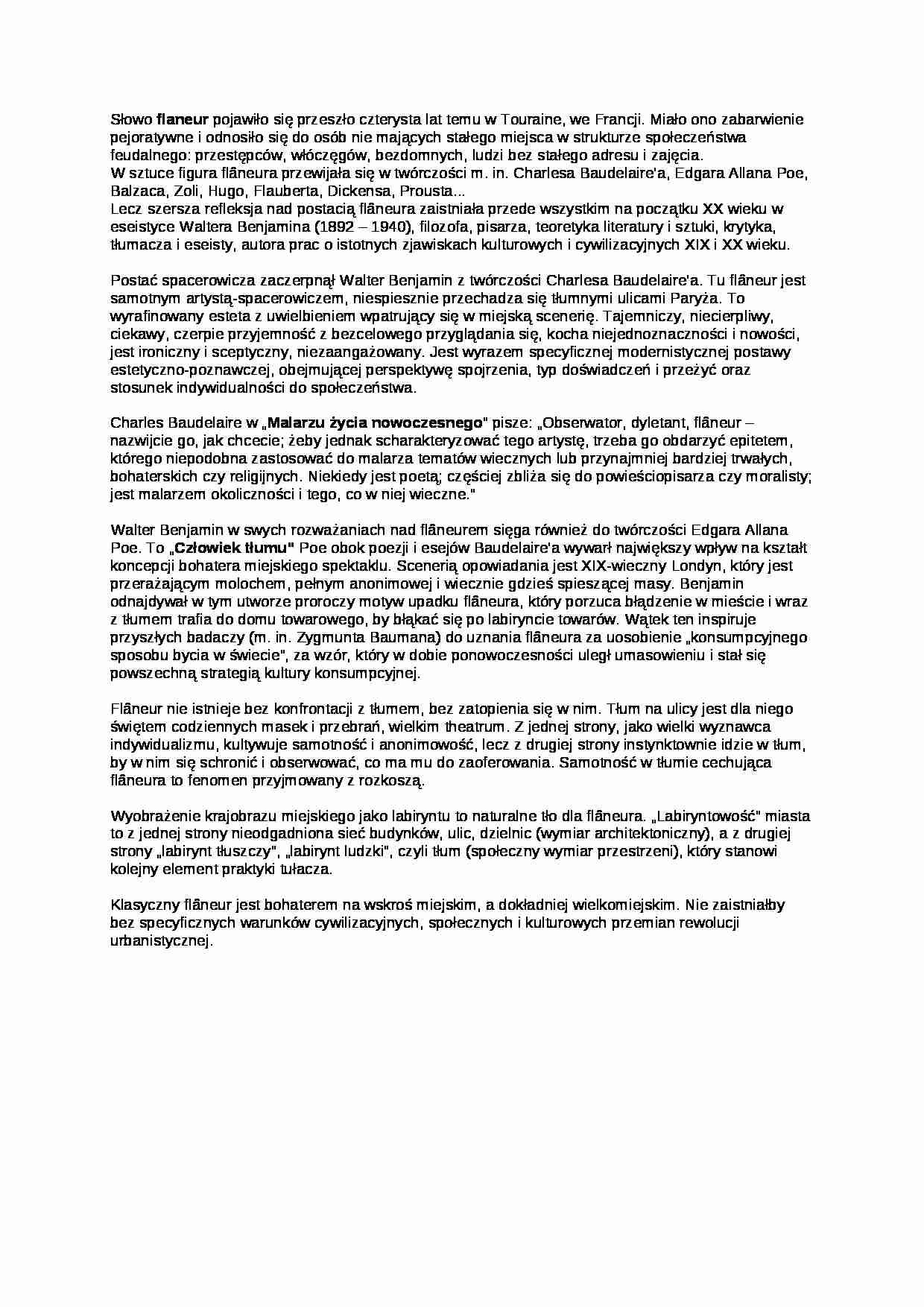 Historia literatury - Flauner - strona 1