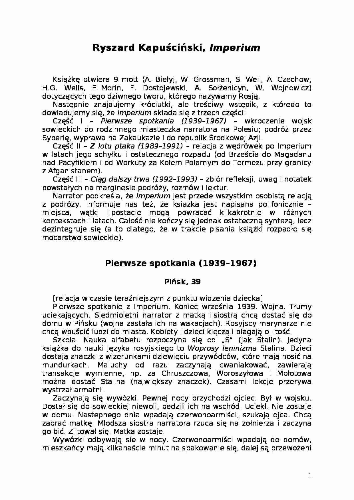 Historia literatury - Imperium - strona 1